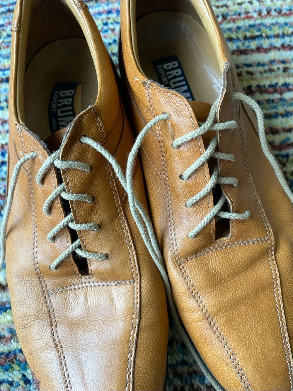Men’s Brumel Export Italian Leather casual shoes — 🚨Flaws!🚨—project shoes